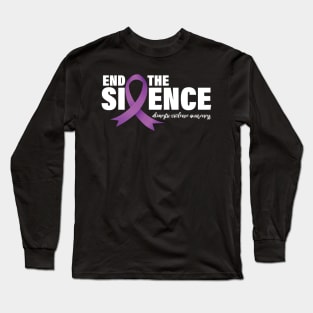 End The Silence Domestic Violence Awareness Long Sleeve T-Shirt